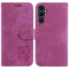 For Tecno Pova Neo 2 Little Tiger Embossed Leather Phone Case(Rose Red) - 1