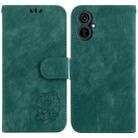 For Tecno Camon 19 Neo Little Tiger Embossed Leather Phone Case(Green) - 1