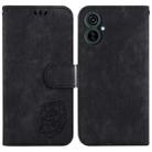 For Tecno Camon 19 Neo Little Tiger Embossed Leather Phone Case(Black) - 1