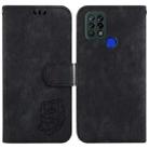 For Tecno Pova 4G / LD7 Little Tiger Embossed Leather Phone Case(Black) - 1