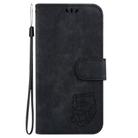 For Tecno Spark 20 Pro Little Tiger Embossed Leather Phone Case(Black) - 3