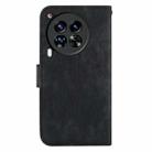 For Tecno Camon 30 Premier 5G Little Tiger Embossed Leather Phone Case(Black) - 3