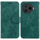 For Tecno Camon 30 Pro Little Tiger Embossed Leather Phone Case(Green) - 1