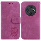 For Tecno Spark 30C Little Tiger Embossed Leather Phone Case(Rose Red) - 1