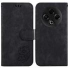 For Tecno Spark 30 4G Little Tiger Embossed Leather Phone Case(Black) - 1