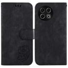 For Tecno Spark 30 Pro Little Tiger Embossed Leather Phone Case(Black) - 1