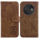 For Tecno Pop 9 5G / Spark 30C 5G Little Tiger Embossed Leather Phone Case(Brown) - 1