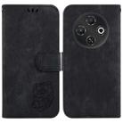 For Tecno Pop 9 5G / Spark 30C 5G Little Tiger Embossed Leather Phone Case(Black) - 1