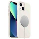 For iPhone 13 mini MagSafe Liquid Silicone Full Coverage Phone Case(White) - 1