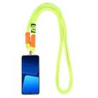 Dopamine Color Double Buckle Twist Rope Long Lanyard(Green) - 1