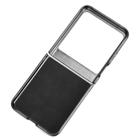 For Motorola Razr 60 Wristband Leather Back Phone Case(Black) - 3