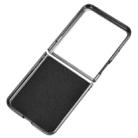 For Motorola Razr 60 Ultra Wristband Leather Back Phone Case(Black) - 3