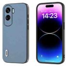 For Honor X50i 5G/90 Lite ABEEL Haze Texture PU Phone Case(Twilight Blue) - 1