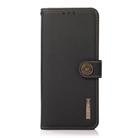 For Honor 400 KHAZNEH Custer Genuine Leather RFID Phone Case(Black) - 2