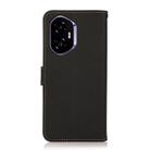 For Honor 400 KHAZNEH Custer Genuine Leather RFID Phone Case(Black) - 3