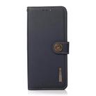 For Honor 400 KHAZNEH Custer Genuine Leather RFID Phone Case(Blue) - 2