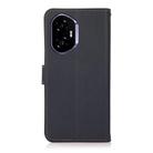 For Honor 400 KHAZNEH Custer Genuine Leather RFID Phone Case(Blue) - 3