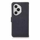 For Honor 400 Pro Global 160.8mm KHAZNEH Custer Genuine Leather RFID Phone Case(Blue) - 3