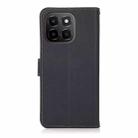 For Honor X6c 4G KHAZNEH Custer Genuine Leather RFID Phone Case(Blue) - 3