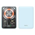 TOTU CPBW-015 Crystal Series 5000mAh Magnetic Fast Charging Power Bank(Blue) - 1