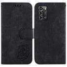 For ZTE Blade A72 / V40 Vita Little Tiger Embossed Leather Phone Case(Black) - 1