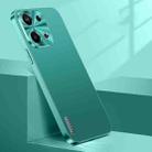 For OPPO Reno9 Pro+ Streamer Series Micro Frosted Metal Paint PC Phone Case(Alpine Green) - 1