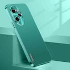 For Honor 100 Pro Streamer Series Micro Frosted Metal Paint PC Phone Case(Alpine Green) - 1