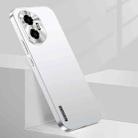 For Honor 300 Streamer Series Micro Frosted Metal Paint PC Phone Case(Silver) - 1