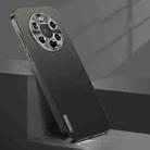 For Huawei Mate 40 Pro+ Streamer Series Micro Frosted Metal Paint PC Phone Case(Black) - 1