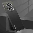 For Huawei Mate 40 Pro Streamer Series Micro Frosted Metal Paint PC Phone Case(Black) - 1