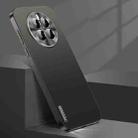 For Huawei Mate 50 Streamer Series Micro Frosted Metal Paint PC Phone Case(Black) - 1