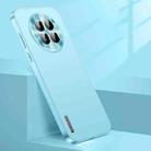 For Huawei Mate 50 Streamer Series Micro Frosted Metal Paint PC Phone Case(Sierra Blue) - 1