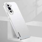 For Huawei nova 10 Pro Streamer Series Micro Frosted Metal Paint PC Phone Case(Silver) - 1