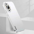 For Huawei nova 11 Streamer Series Micro Frosted Metal Paint PC Phone Case(Silver) - 1