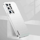 For Huawei P40 Pro+ Streamer Series Micro Frosted Metal Paint PC Phone Case(Silver) - 1