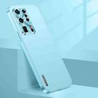 For Huawei P40 Pro+ Streamer Series Micro Frosted Metal Paint PC Phone Case(Sierra Blue) - 1