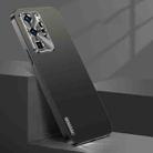 For Huawei P40 Pro Streamer Series Micro Frosted Metal Paint PC Phone Case(Black) - 1