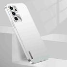 For Huawei P40 Streamer Series Micro Frosted Metal Paint PC Phone Case(Silver) - 1