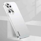 For Huawei P50 Pro Streamer Series Micro Frosted Metal Paint PC Phone Case(Silver) - 1
