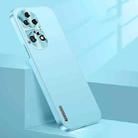 For Huawei P50 Pro Streamer Series Micro Frosted Metal Paint PC Phone Case(Sierra Blue) - 1