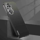 For Huawei P50 Streamer Series Micro Frosted Metal Paint PC Phone Case(Black) - 1