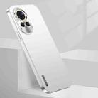 For Huawei nova 12 Pro Streamer Series Micro Frosted Metal Paint PC Phone Case(Silver) - 1