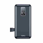 TOTU CPBL-06 10000mAh Versatile Series II Power Bank with Charging Cable & Holder(Black) - 1