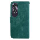 For OPPO A60 4G Little Tiger Embossed Leather Phone Case(Green) - 3