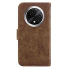 For OPPO A3 Pro 5G Little Tiger Embossed Leather Phone Case(Brown) - 3