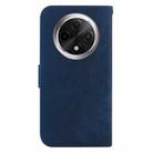 For OPPO A3 Pro 5G Little Tiger Embossed Leather Phone Case(Dark Blue) - 3