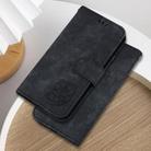For OPPO A5 Pro 5G Little Tiger Embossed Leather Phone Case(Black) - 2
