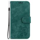For OPPO Reno13 F 4G / 5G Little Tiger Embossed Leather Phone Case(Green) - 3