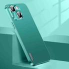 For iPhone 14 Plus Streamer Series Micro Frosted Metal Paint PC Phone Case(Alpine Green) - 1