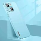 For iPhone 13 Streamer Series Micro Frosted Metal Paint PC Phone Case(Sierra Blue) - 1